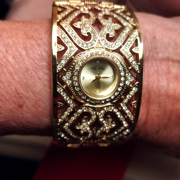 Vintage Victoria Wreck Crystal Bangle Watch - Picture 6 of 7